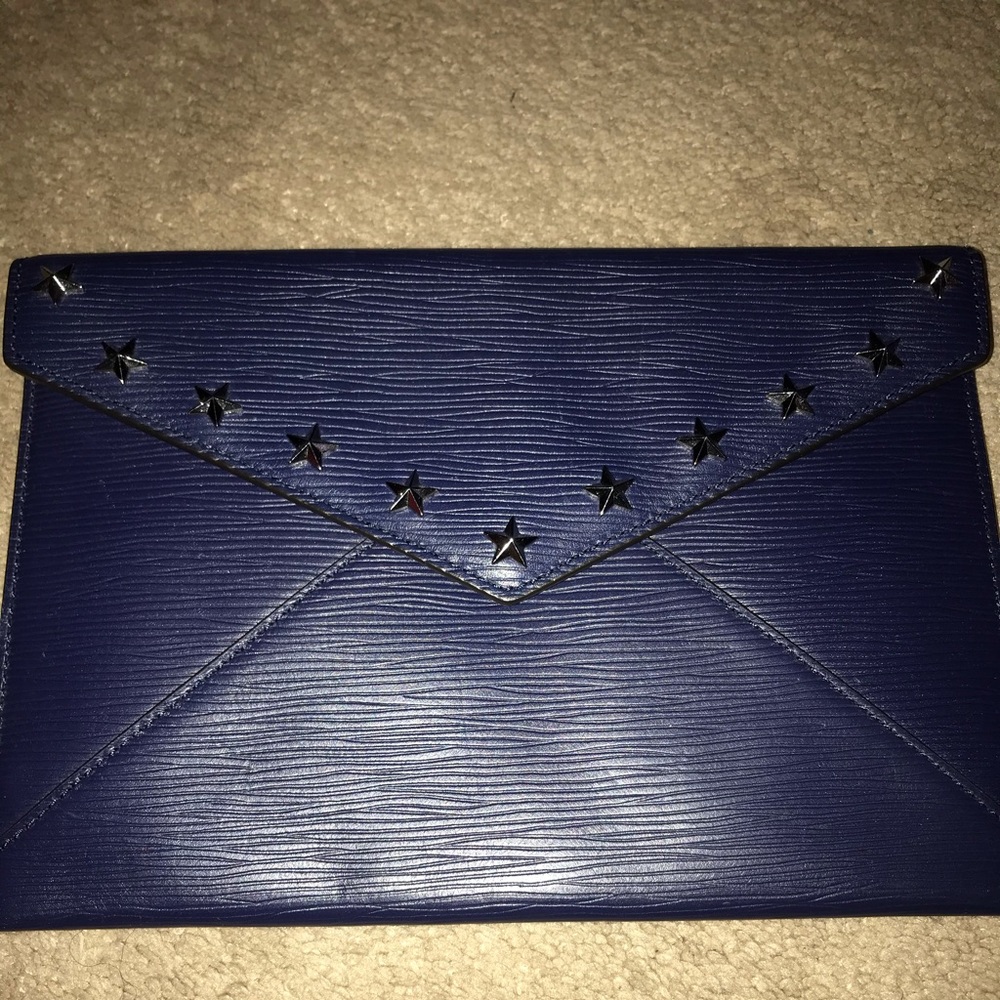 Brand New Blue Medium Size Rebecca Minkoff Clutch